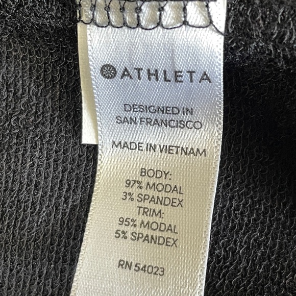 Athleta Pranayama Restore Wrap Cardigan Nirvana Modal in Black Size Small - Picture 11 of 11